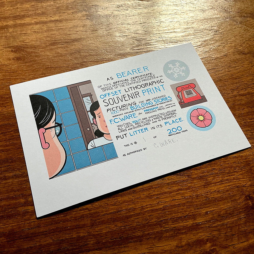 CHRIS WARE "Building Stories” Poster