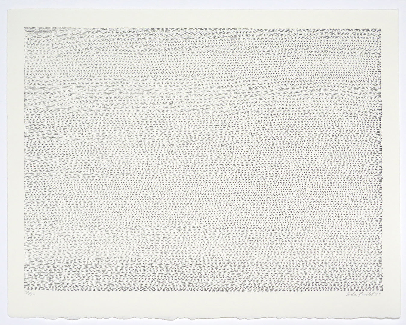 ARCHER PREWITT "Gray Field” Letterpress Print