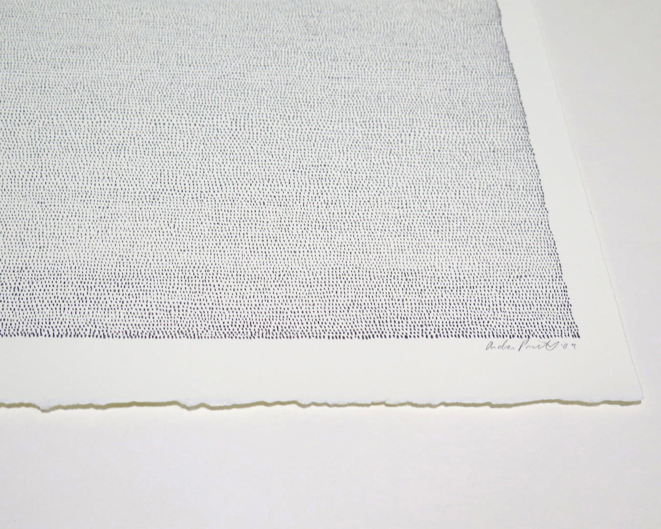 ARCHER PREWITT "Gray Field” Letterpress Print