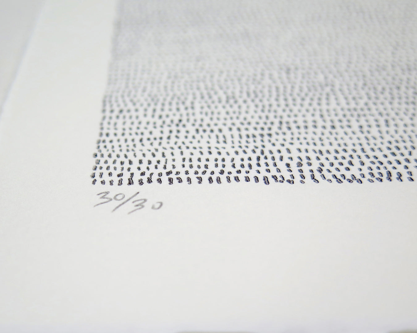 ARCHER PREWITT "Gray Field” Letterpress Print