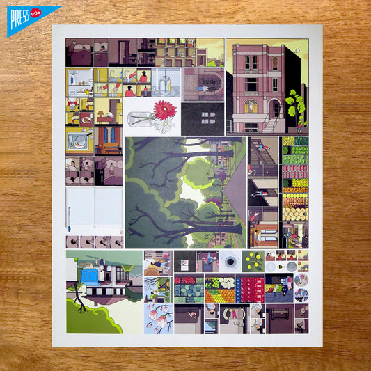 CHRIS WARE  "Building Stories”  Poster