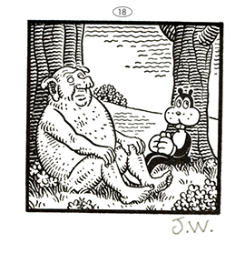 JIM WOODRING “FRANK・Poochytown” Letterpress Print