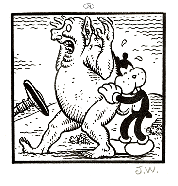JIM WOODRING “FRANK・Poochytown” Letterpress Print