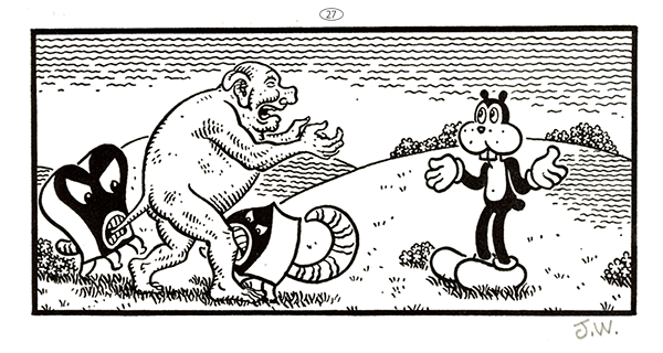 JIM WOODRING “FRANK・Poochytown” Letterpress Print