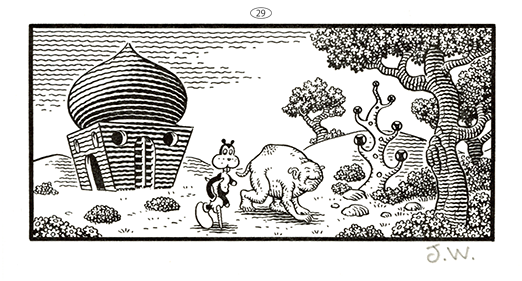 JIM WOODRING “FRANK・Poochytown” Letterpress Print