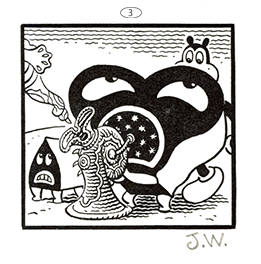 JIM WOODRING “FRANK・Poochytown” Letterpress Print