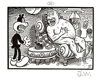 JIM WOODRING “FRANK・Poochytown” Letterpress Print