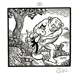 JIM WOODRING “FRANK・Poochytown” Letterpress Print