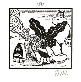 JIM WOODRING “FRANK・Poochytown” Letterpress Print
