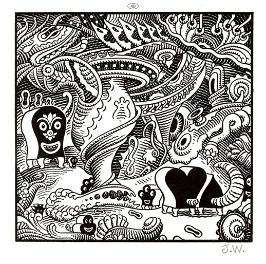 JIM WOODRING “FRANK・Poochytown” Letterpress Print