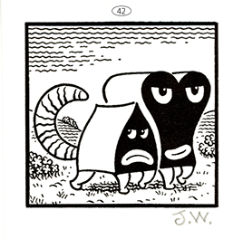 JIM WOODRING “FRANK・Poochytown” Letterpress Print