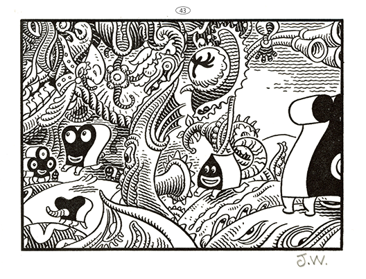 JIM WOODRING “FRANK・Poochytown” Letterpress Print