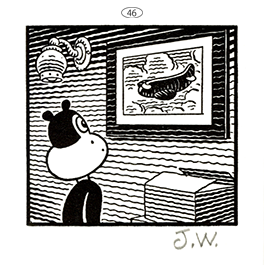 JIM WOODRING “FRANK・Poochytown” Letterpress Print