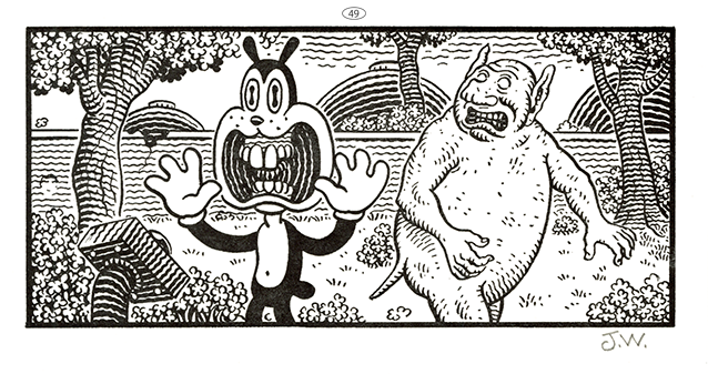 JIM WOODRING “FRANK・Poochytown” Letterpress Print