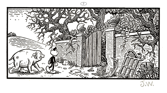 JIM WOODRING “FRANK・Poochytown” Letterpress Print