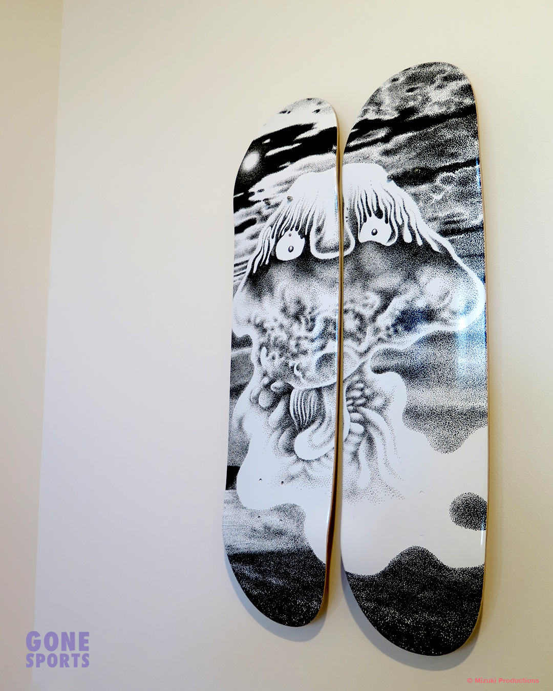 SHIGERU MIZUKI   YOKAI Skateboard deck
