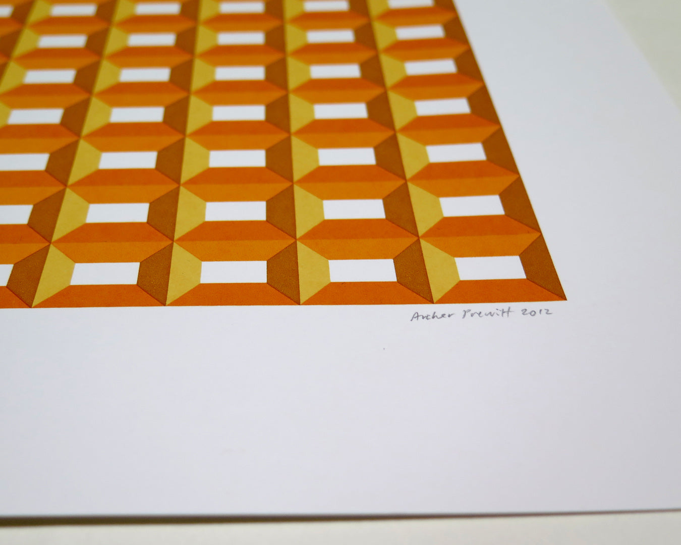 ARCHER PREWITT  "Trellis” Silk screen print