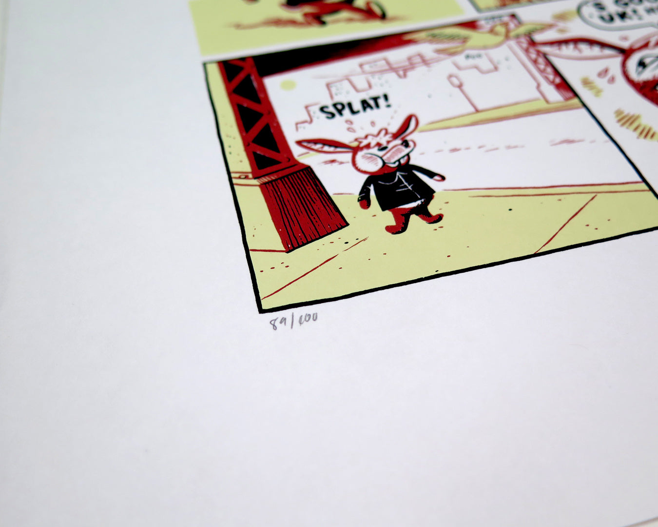 ARCHER PREWITT  "Funny Bunny” Silk screen print