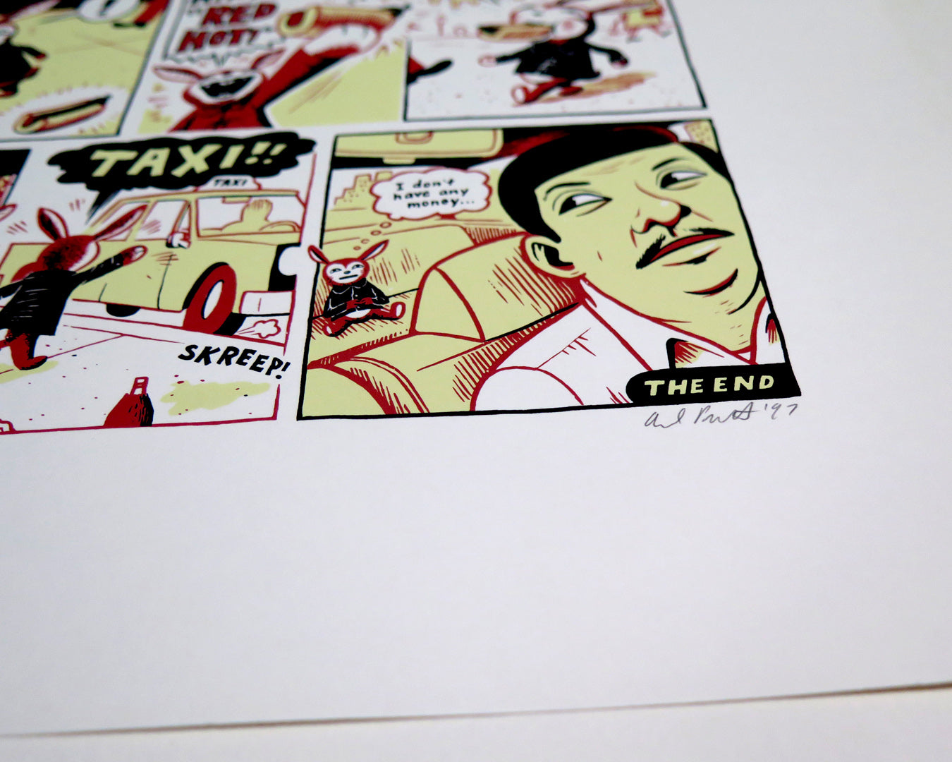 ARCHER PREWITT  "Funny Bunny” Silk screen print