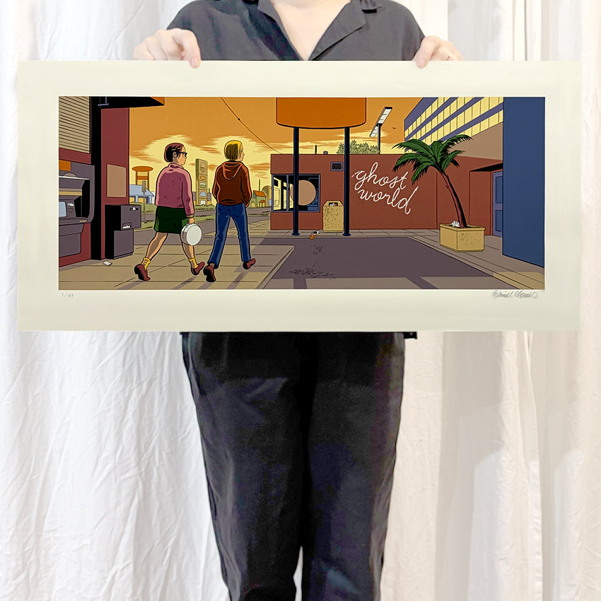DANIEL CLOWES    “ Ghost World ” silk screen print