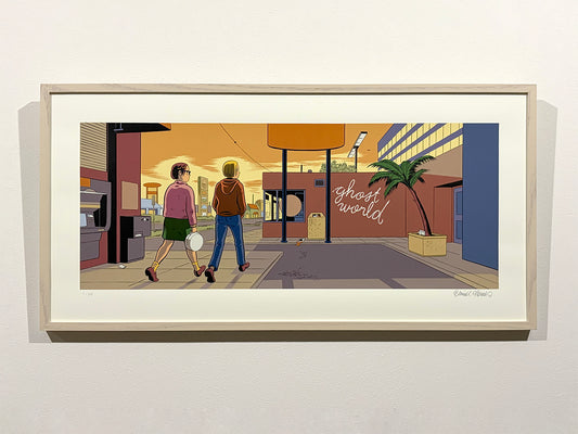 DANIEL CLOWES    “ Ghost World ” silk screen print