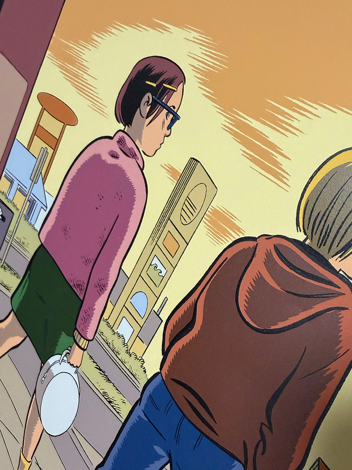 DANIEL CLOWES    “ Ghost World ” silk screen print