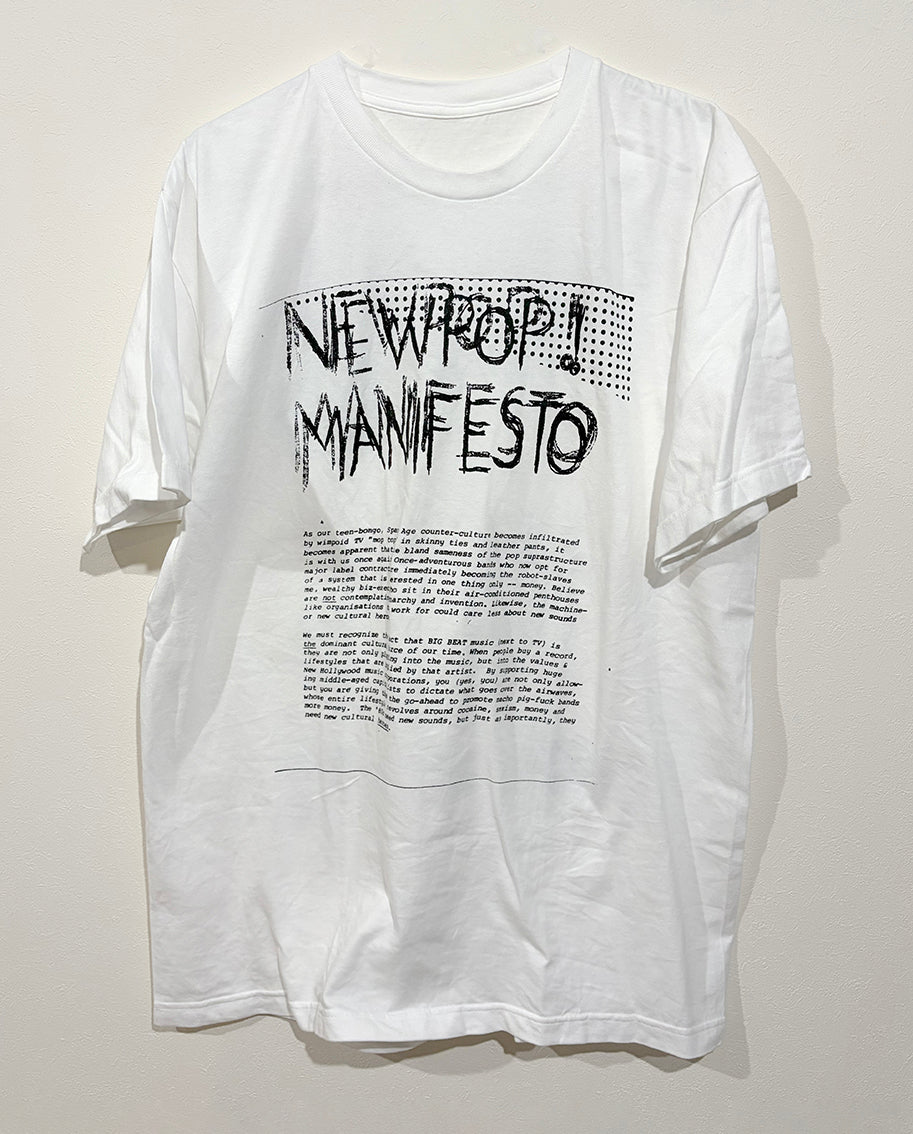 Subterranean Pop "NEW POP MANIFESTO" Tee !!!!