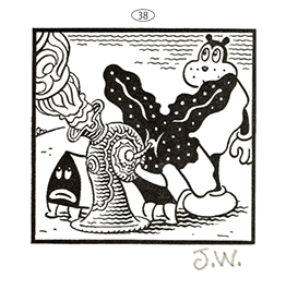 JIM WOODRING  “FRANK・Poochytown” Letterpress Print
