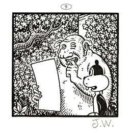 JIM WOODRING  “FRANK・Poochytown” Letterpress Print