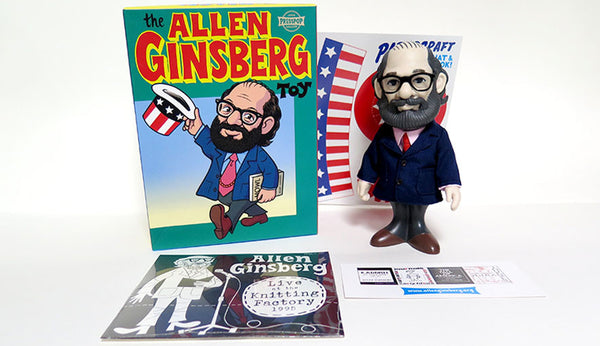 ALLEN GINSBERG FIGURINE + CD SET