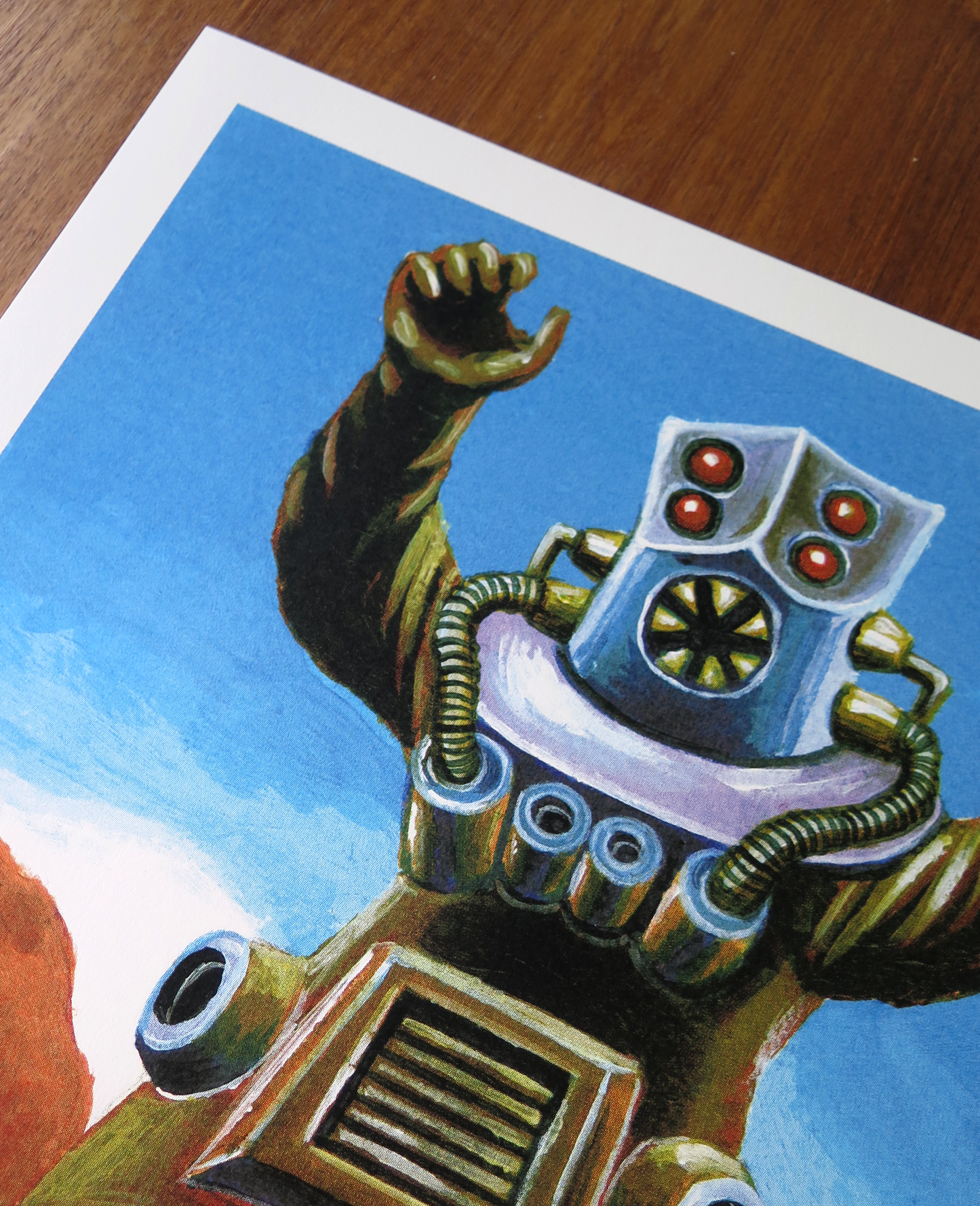 IMIRI SAKABASHIRA  /   POACHING ROBOT “BULGAN” silk screen print