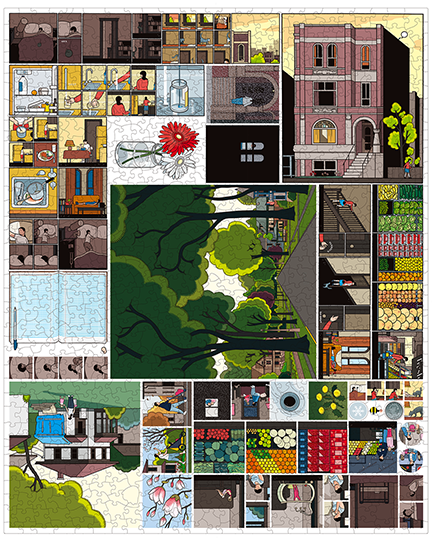 CHRIS WARE  "Building Stories” Jigsaw Puzzle 🧩